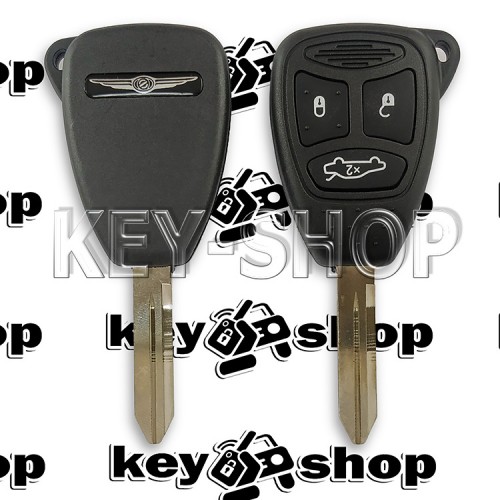 Корпус автоключа для Chrysler (Крайслер) 3 кнопки (тип 2)