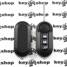  Корпус выкидного ключа для CITROEN (Ситроен), 3 кнопки, лезвие SIP 22, тип 2