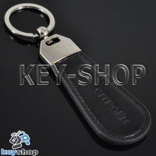 Кожаный брелок для авто ключей Citroen (Ситроен)