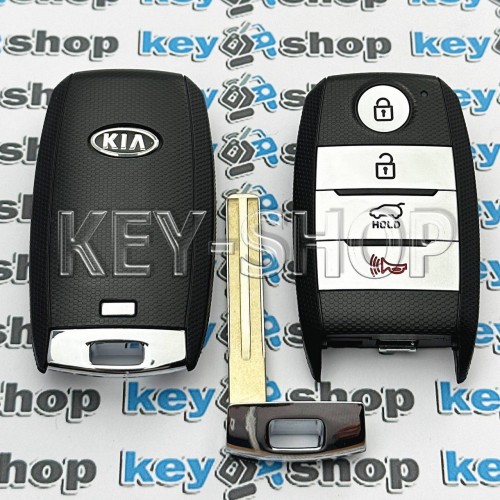 Корпус смарт ключа для KIA Sorento, Sportage,  (КИА Соренто, Спортейдж, ) 3 +1 кнопки