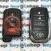 Корпус смарт ключа Toyota (Тойота) 3+1 кнопки (под переделку)