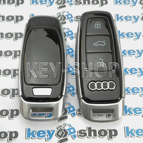 Корпус смарт ключа Audi (Ауди) A6, A8, Q7, Q8 3 кнопки