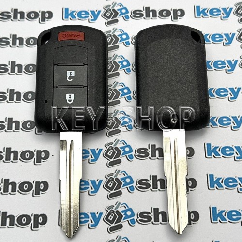 авто ключ Mitsubishi 2 + 1 кнопки, чип ID46, (PCF 7941), 433MHz , лезвие MIT 11R P/N 6370B944