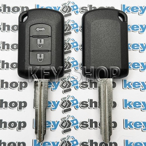 авто ключ Mitsubishi 3 кнопки, чип ID46, (PCF 7941), 433MHz , лезвие MIT 11R P/N 6370C134