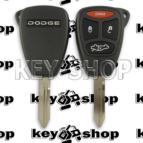 Корпус автоключа для Dodge (Джип) 3 + 1 кнопки