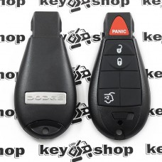 Корпус смарт ключа для Dodge (Додж) 3 + 1 кнопки
