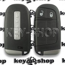   Корпус смарт ключа Dodge (Додж) 2 кнопки  (с логотипом)
