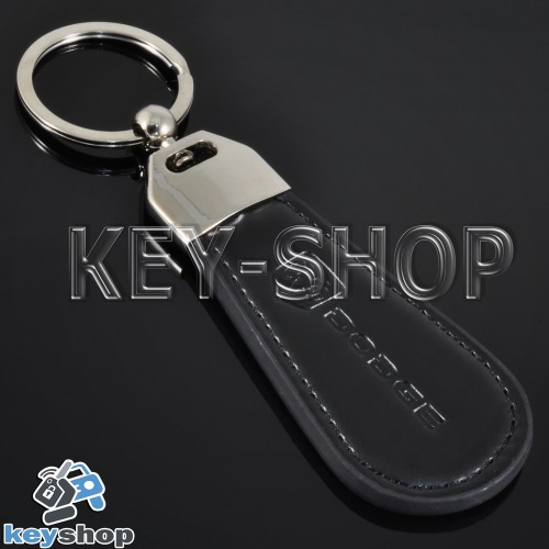 Кожаный брелок для авто ключей Dodge (Додж)