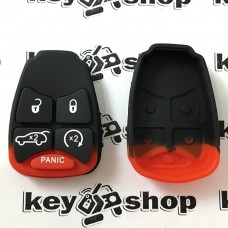 Кнопки для ключа Dodge (Додж) 4 кнопки + 1(panic)