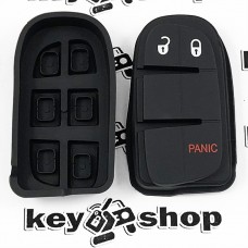 Кнопки для смарт ключа Dodge (Додж) 2 кнопки + 1 (panic)