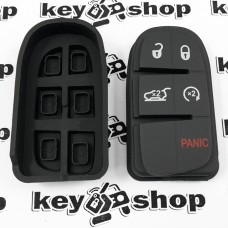 Кнопки для смарт ключа Dodge (Додж) 4 кнопки + 1 (panic)
