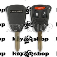 Корпус автоключа Dodge (Додж) 2+1 кнопки (тип 2)
