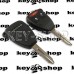 Корпус автоключа Dodge (Додж) 2+1 кнопки (тип 2)