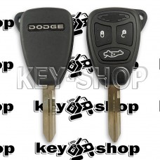 Корпус автоключа для Додже (Dodge) 3 кнопки (тип 2)