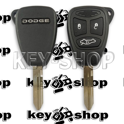Корпус автоключа для Додже (Dodge) 3 кнопки (тип 2)