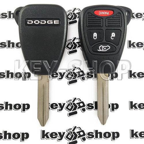 Корпус автоключа для Dodge (Додж) 3 кнопки + 1 (panic)