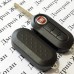 Оригинальный выкидной ключ Fiat 500, Punto, Doblo, Ducato, Fiorino, Grande Punto, Punto Evo, Punto, Qubo (Фиат Пунто, Добло, Дукато, Фиорино, Гранде Пунто, Пунто Эво, Пунто, Кубо) для Delphi BSI, 3 кнопки, чип PCF 7946, 433 MHz
