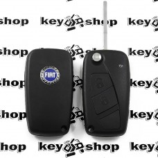 Выкидной ключ для Fiat (Фиат), 2 кнопки, ID46 (PCF7941), 433MHZ