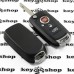 Выкидной ключ Fiat (Фиат) 3 кнопки, с чипом ID48 MQB, 433MHZ