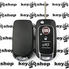 Корпус выкидного ключа Fiat (Фиат) 3 кнопки, лезвие SIP 22