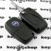    Корпус выкидного ключа для FIAT (Фиат) 2 - кнопки, (1 глухая), с лезвием SIP22, крепление батареи сзади 