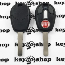 Корпус авто ключа под чип для Fiat (Фиат), 2 кнопки,  с лезвием SIP22