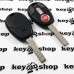 Корпус авто ключа под чип для Fiat (Фиат), 2 кнопки,  с лезвием SIP22