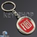 Металлический брелок для авто ключей Fiat (Фиат)