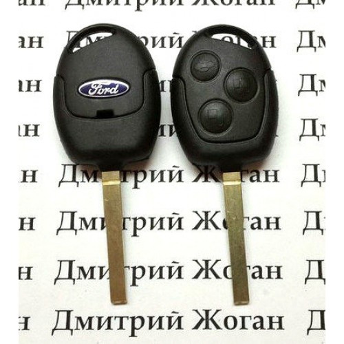 Автоключ для Ford (Форд) 3 - кнопки, Чип 4D60 433 MHz