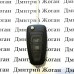 Выкидной ключ для FORD (Форд)  2 кнопки, с чипом  ID4d63/433Mhz