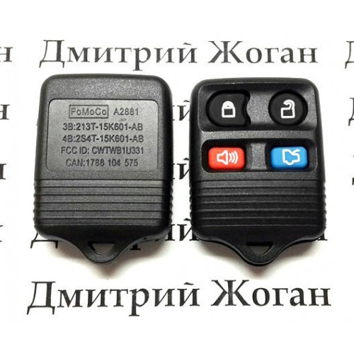 Корпус пульта центрального замка Ford (Форд) 4  кнопки