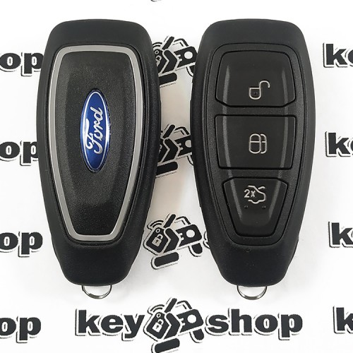 Оригинальный смарт ключ для Ford (Форд), 3 кнопки, чип ID49 (PCF7953V) HITAG PRO / 433 MHz