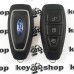 Оригинальный смарт ключ для Ford (Форд), 3 кнопки, чип ID49 (PCF7953V) HITAG PRO / 433 MHz
