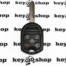 Оригинальный авто ключ для Ford Edge (Форд Эдж), 4 + 1 кнопки, ID 4d63 (80bit) / 434 mhz