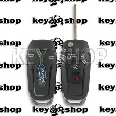 Выкидной ключ для Ford Fusion (13-16г.) (Форд), 3+1 кнопка, чип ID49 HITAG Pro (pcf7953), N5FA08TAA \ 315Mhz
