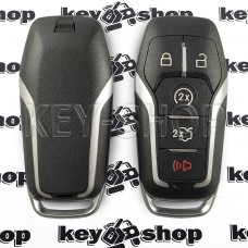 Смарт ключ для Ford F150, Fusion, Escape, Edge (Форд Фьюжн, Эскейп, Ф150, Эдж), 4 + 1 кнопки, чип ID49 (Hitag Pro), 902Mhz