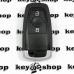 Оригинальный смарт ключ для Ford (Форд) 2 кнопки, чип ID 49 (Hitag Pro), 433 MHz