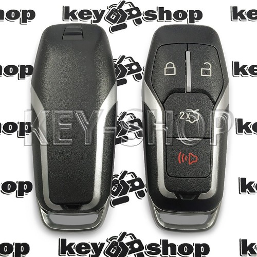 Cмарт ключ для Ford (Форд) 3 + 1 кнопки, чип ID49 (Hitag Pro), 315MHz