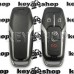 Cмарт ключ для Ford (Форд) 3 + 1 кнопки, чип ID49 (Hitag Pro), 315MHz