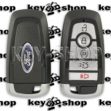     Смарт ключ для Ford Mondeo, Raptor, F - Series (Форд Мондео, Раптор, F - Серия) 4 + 1 кнопки, чип ID 49 (Hitag Pro), 902 MHz