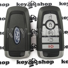 Корпус смарт ключа для Ford (Форд), 4 + 1 кнопки, с лезвием