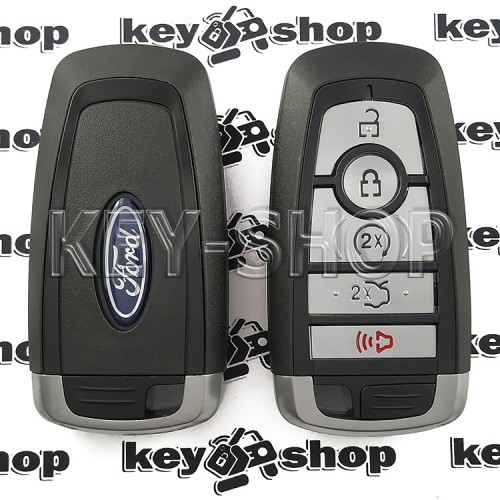 Корпус смарт ключа для Ford (Форд), 4 + 1 кнопки, с лезвием