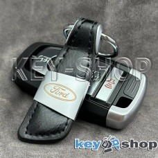 Кожаный брелок для авто ключей Ford (Форд)