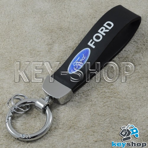Каучуковый брелок с карабином для авто ключей FORD (Форд)