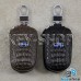 Ключница карманная (кожаная, черная, с тиснением, с карабином, на молнии, с кольцом), логотип авто Geely (Джили)