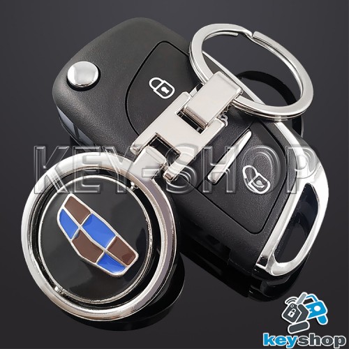 Металлический брелок для авто ключей Geely (Джили)