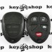 Корпус пульта для GMC (ДжиЭмСи) 3 + 1 (panic) кнопки 