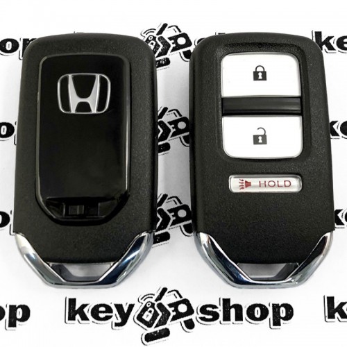 Оригинальный смарт ключ Honda Fit (2015-2017гг), HR-V (2016-2017гг), Crosstour (2014-2015гг) (Хонда) 2 + 1 кнопки, чип ID47, A2C80084900, 315Mhz