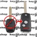  Корпус выкидного ключа Honda (Хонда) под переделку, 2 + 1 кнопки, лезвие HON66