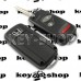 Корпус выкидного ключа для Honda (Хонда) 2 кнопки + 1 кнопка, лезвие HON58